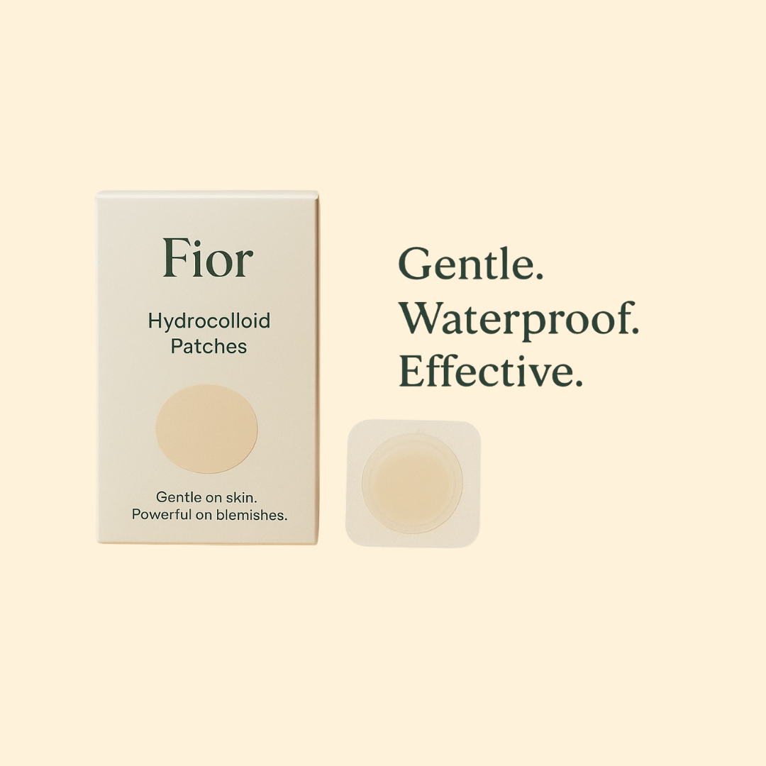 Fior – 24 Invisible Hydrocolloid Acne Patches | Tea Tree & Salicylic Acid
